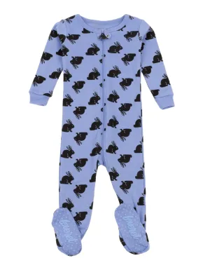 Baby Footed Blue Bunny Pajamas