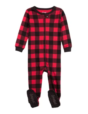 Baby Footed Plaid Pajamas