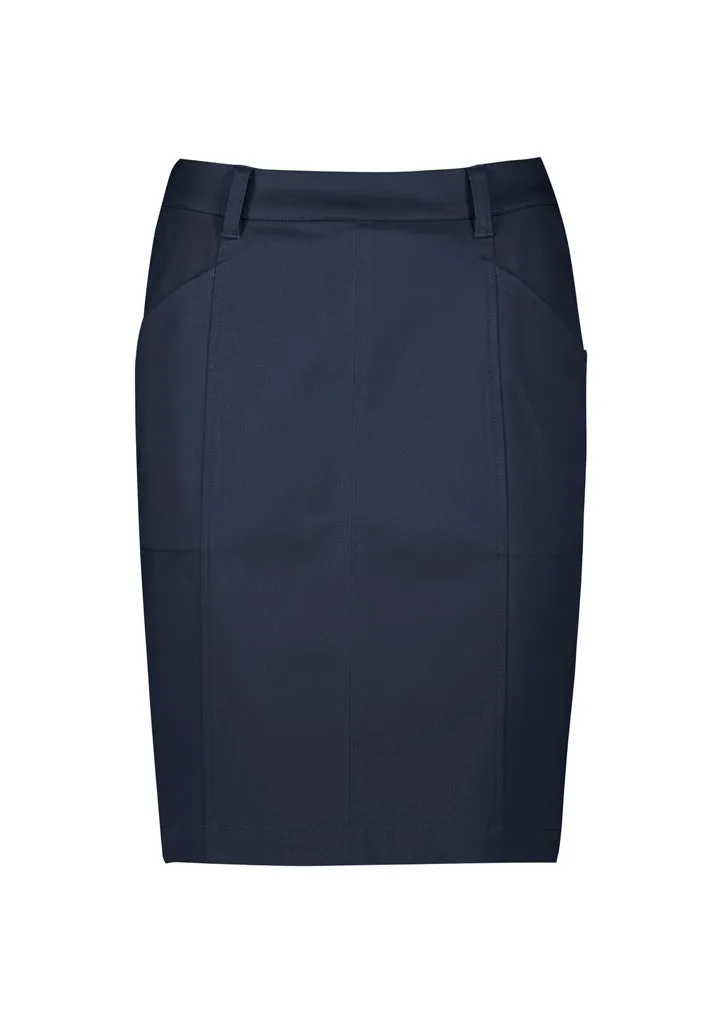 Biz Corp RGS264L Traveller Womens Chino Skirt