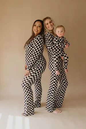 Black Checkered | Women's Bamboo Pajamas