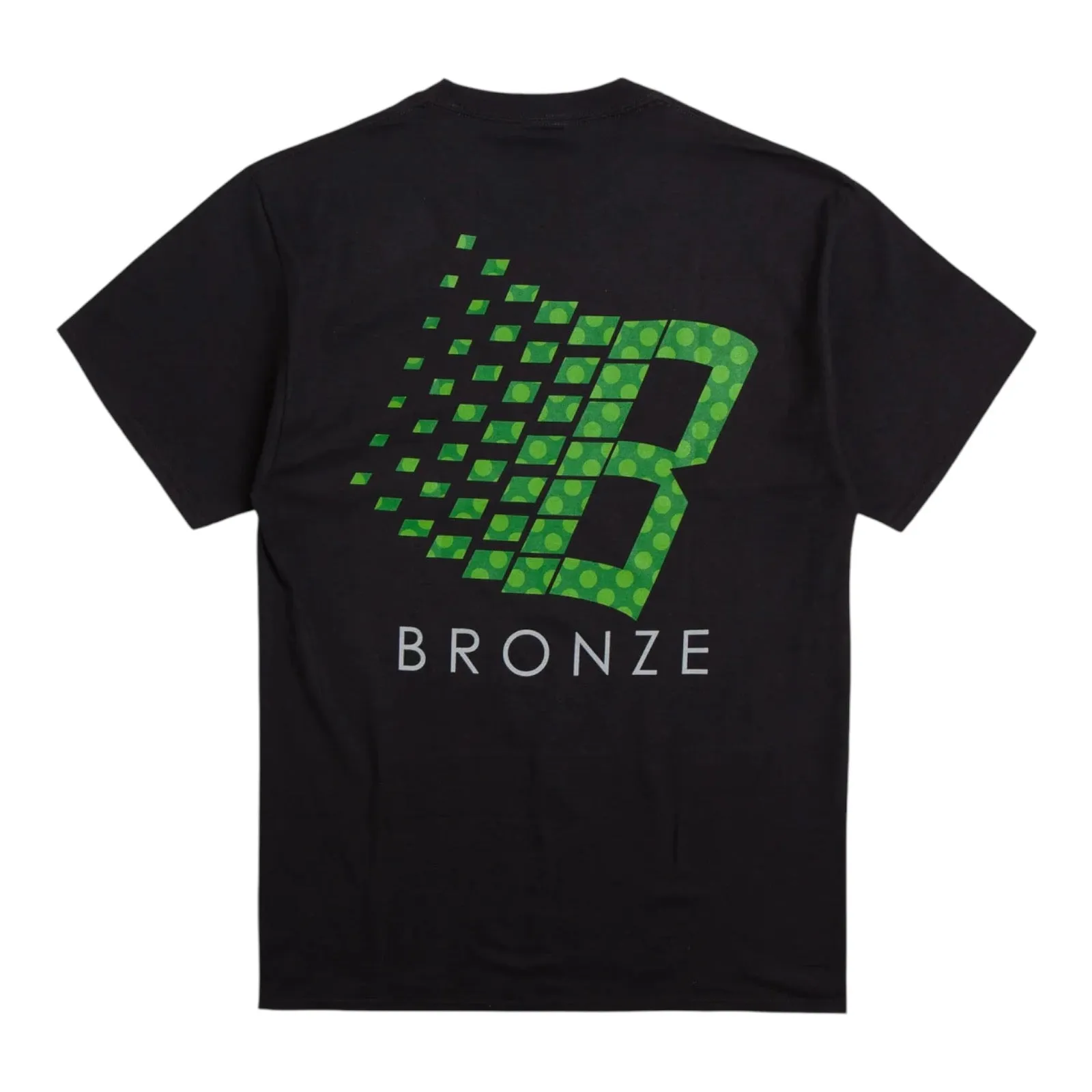 Bronze 56K Polka Dot Logo T-Shirt Black/Green