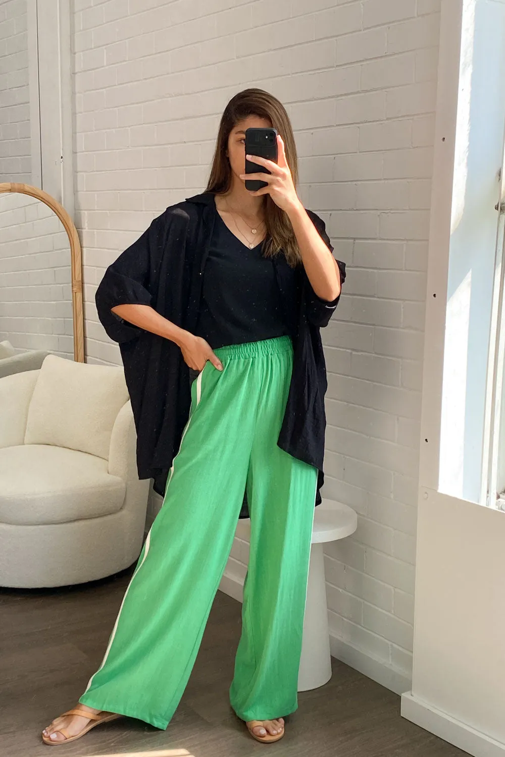 Courtney Linen Blend Pants