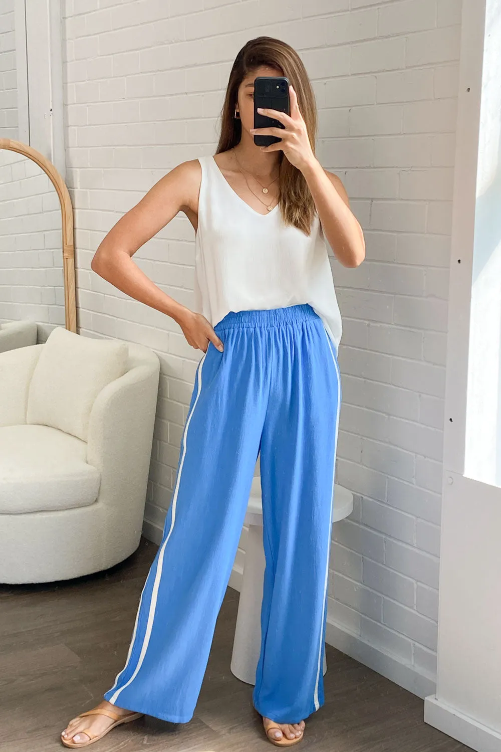 Courtney Linen Blend Pants