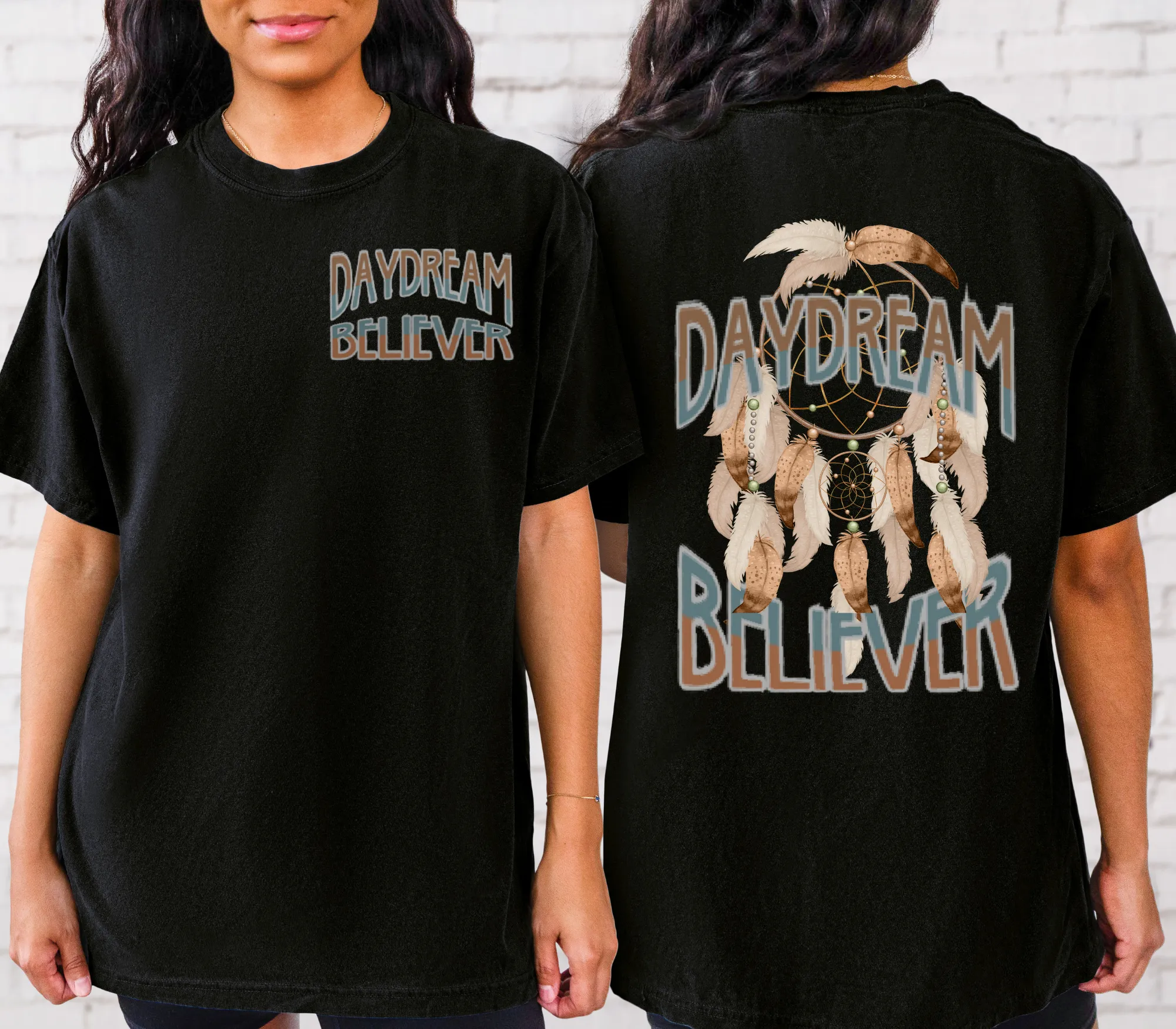 Daydream Believer Comfort Colors® Shirt, Trendy Women's T-Shirt, Garment Dyed, Retro Inspired T-Shirt, Boho T-Shirt