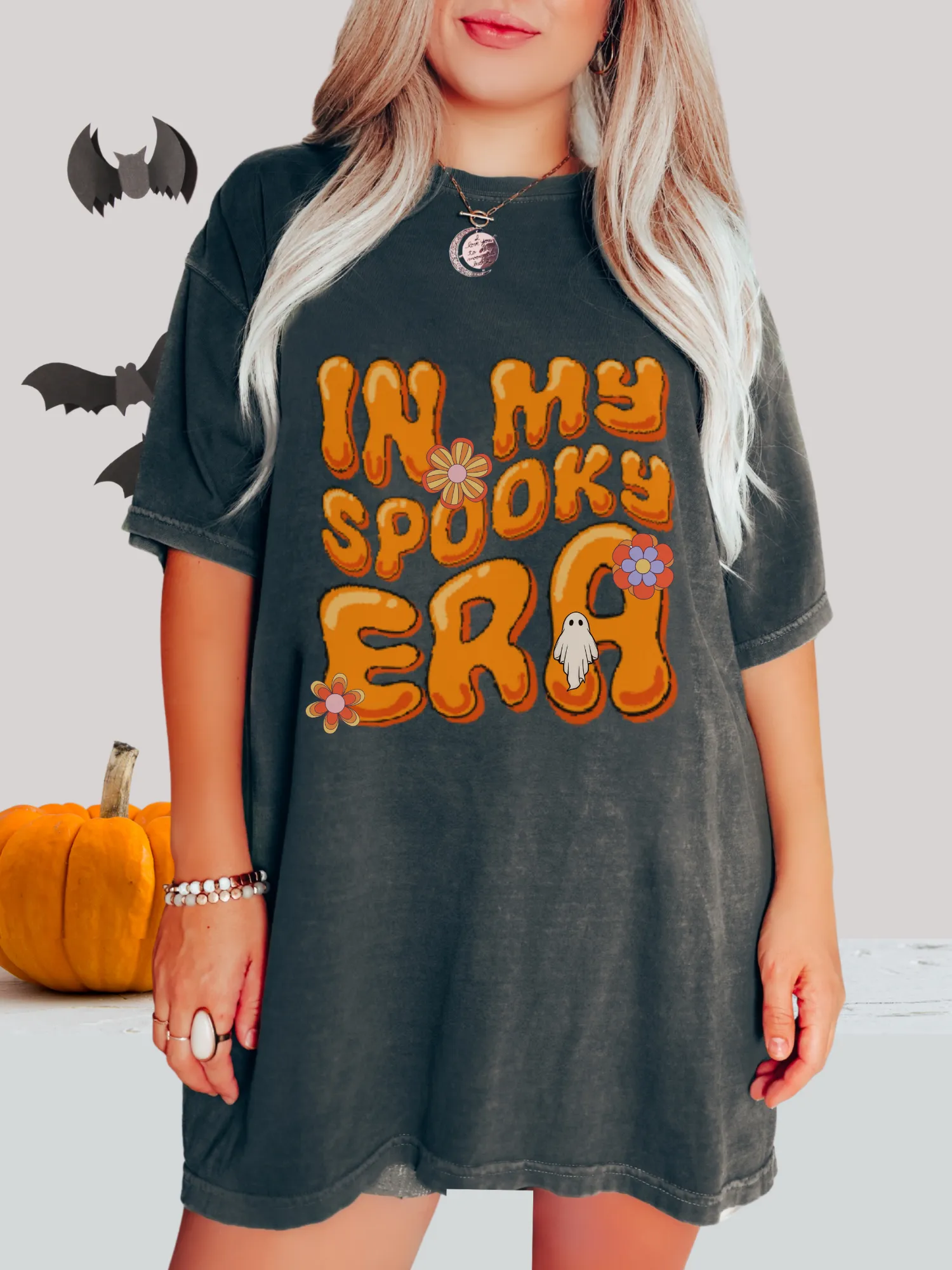 Halloween In My Spooky Era Comfort Colors® T-Shirt, Graphic Tee, Oversized print, Fall Tee