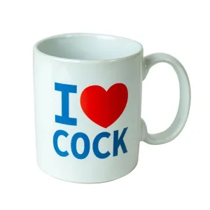 I Love Cock Mug White