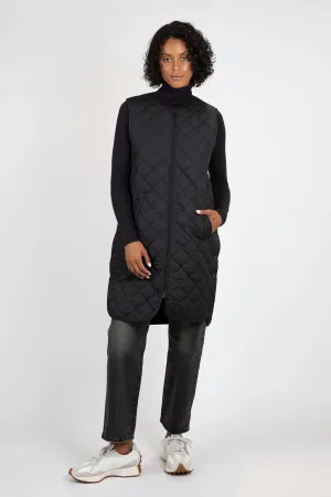 Ilse Jacobsen Padded Quilt Vest Black