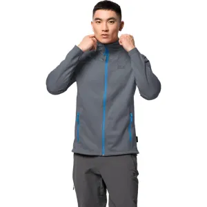 Jack Wolfskin Horizon Mens Fleece Jacket - Pebble Grey