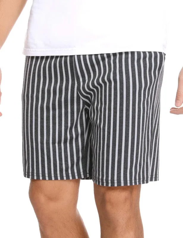 Jingtong-Men's Woven Striped Lounge Pants