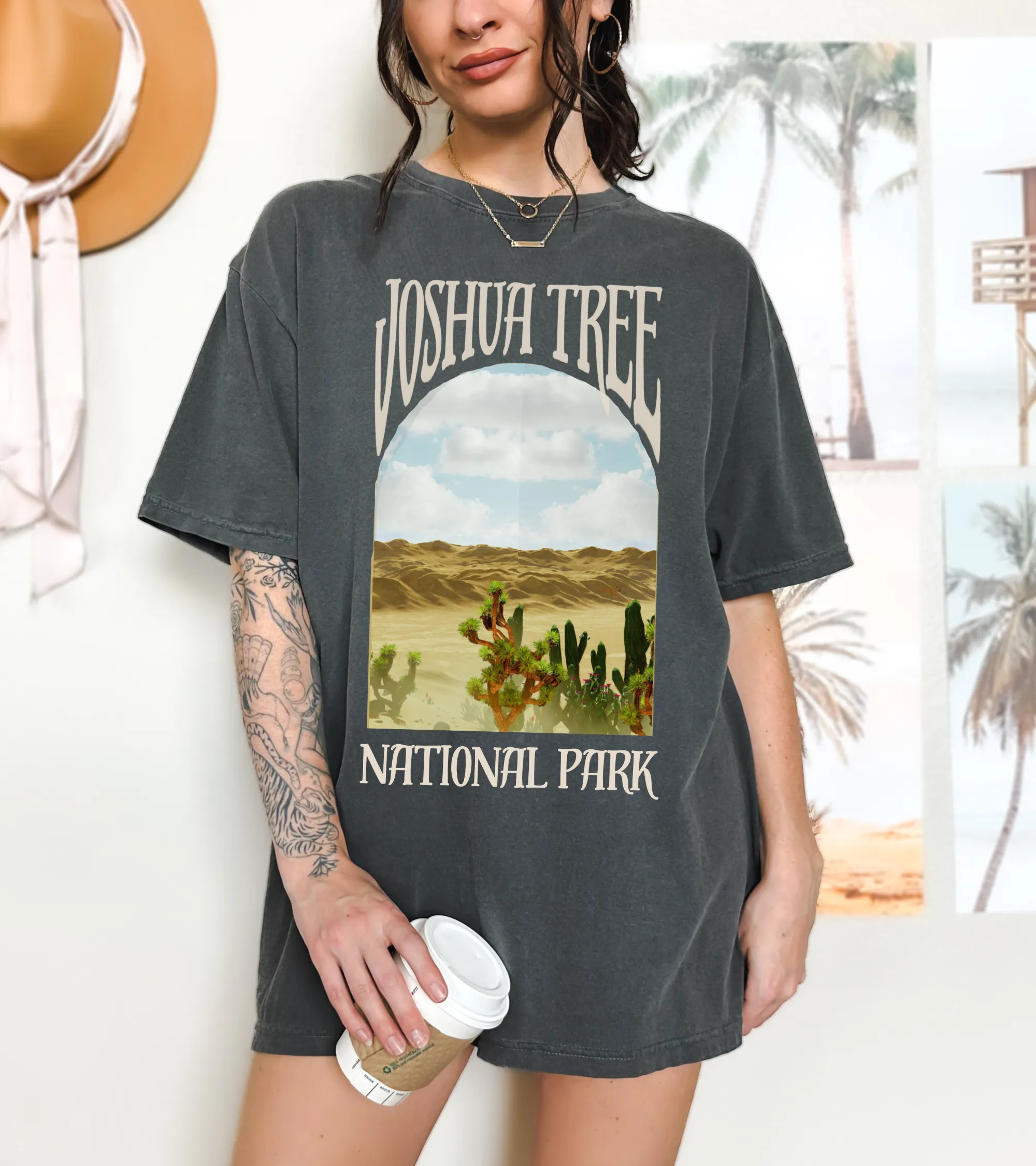 Joshua Tree Comfort Colors® Shirt, Trendy National Park T-Shirt, Garment Dyed T-Shirt