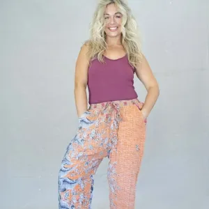 Kantha Pants – Apricot (L)