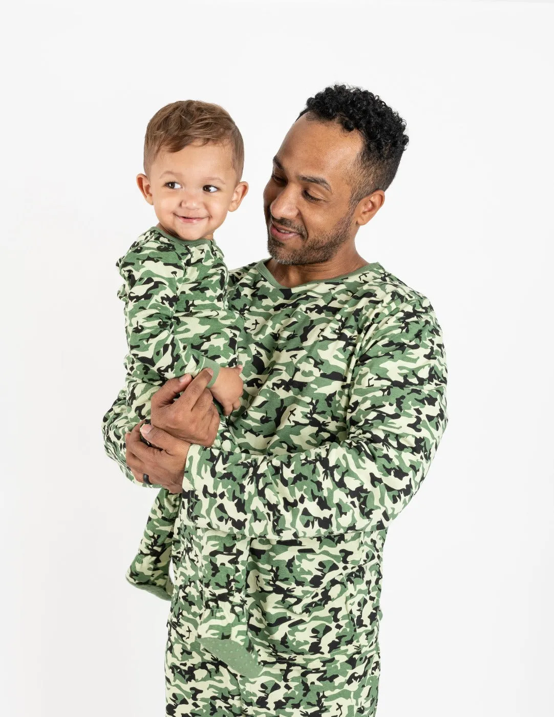 Kids Footed Camouflage Pajamas