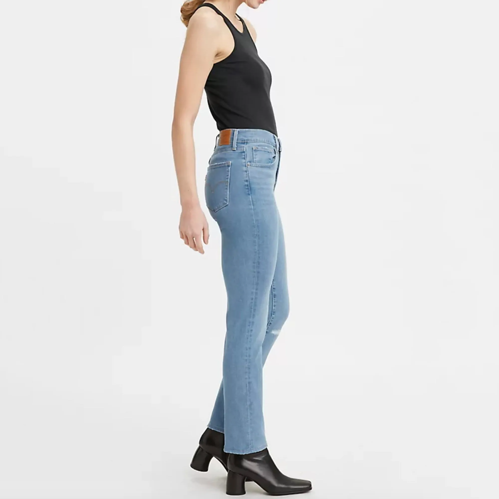 Levi's 724 High Rise Straight Rio Long Bottoms