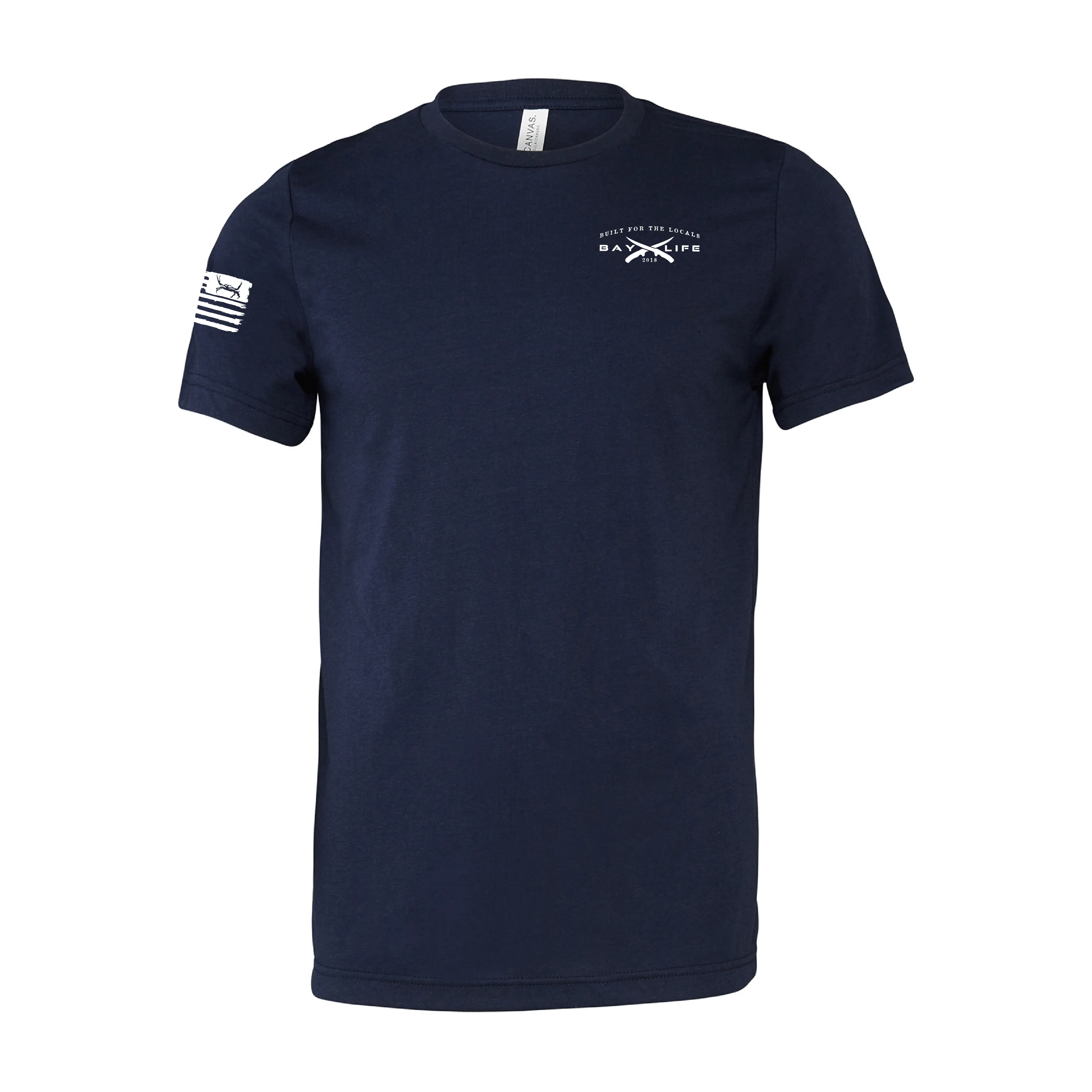 Life is Better on the Bay | Triblend Short Sleeve | Navy