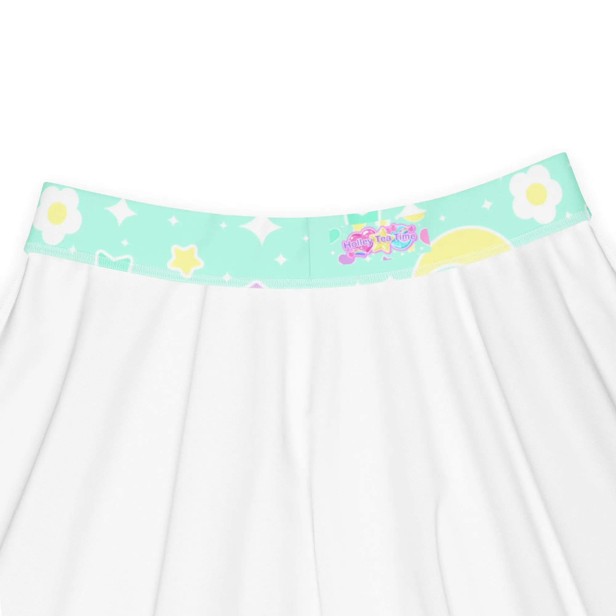 Magical Spring Mint Skater Skirt