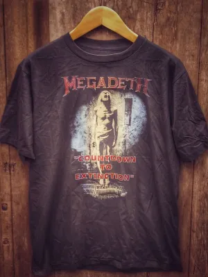 Megadeth 'Countdown to Extinction' Distressed Graphic T-Shirt