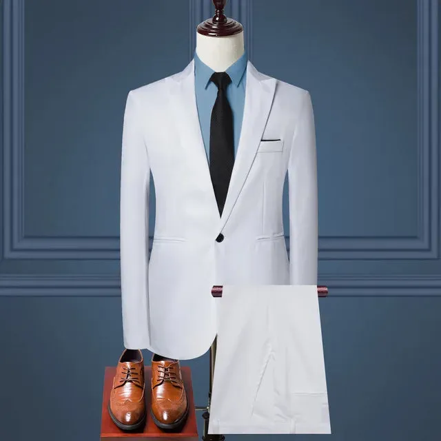 Men's Elegant Wedding Suit Set: Blazers, Vest, Pants - Formal 2024 Outfit