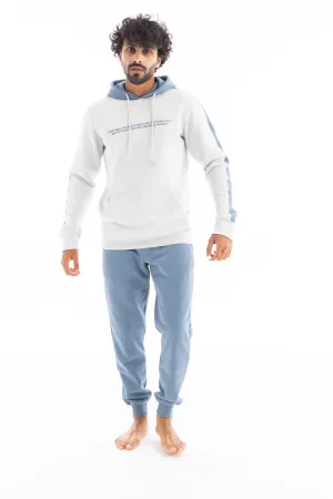 Men's Pajamas Winter Hoodie & Pant - Snow