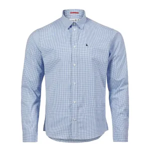 Musto Sardinia Gingham Shirt Pale Blue