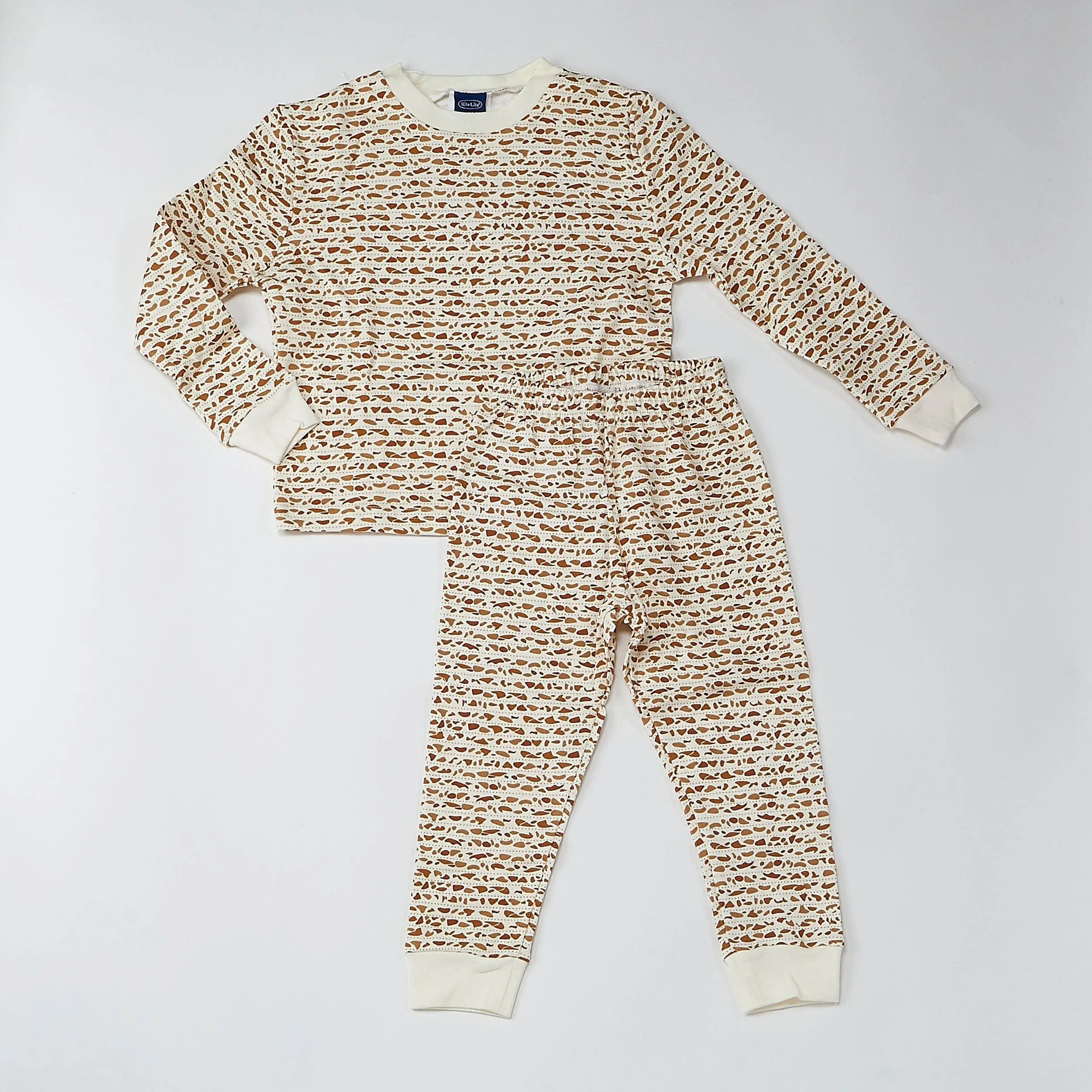 Passover Kids Pajamas,matzah Pattern,100% Cotton,12-18 Months,bag