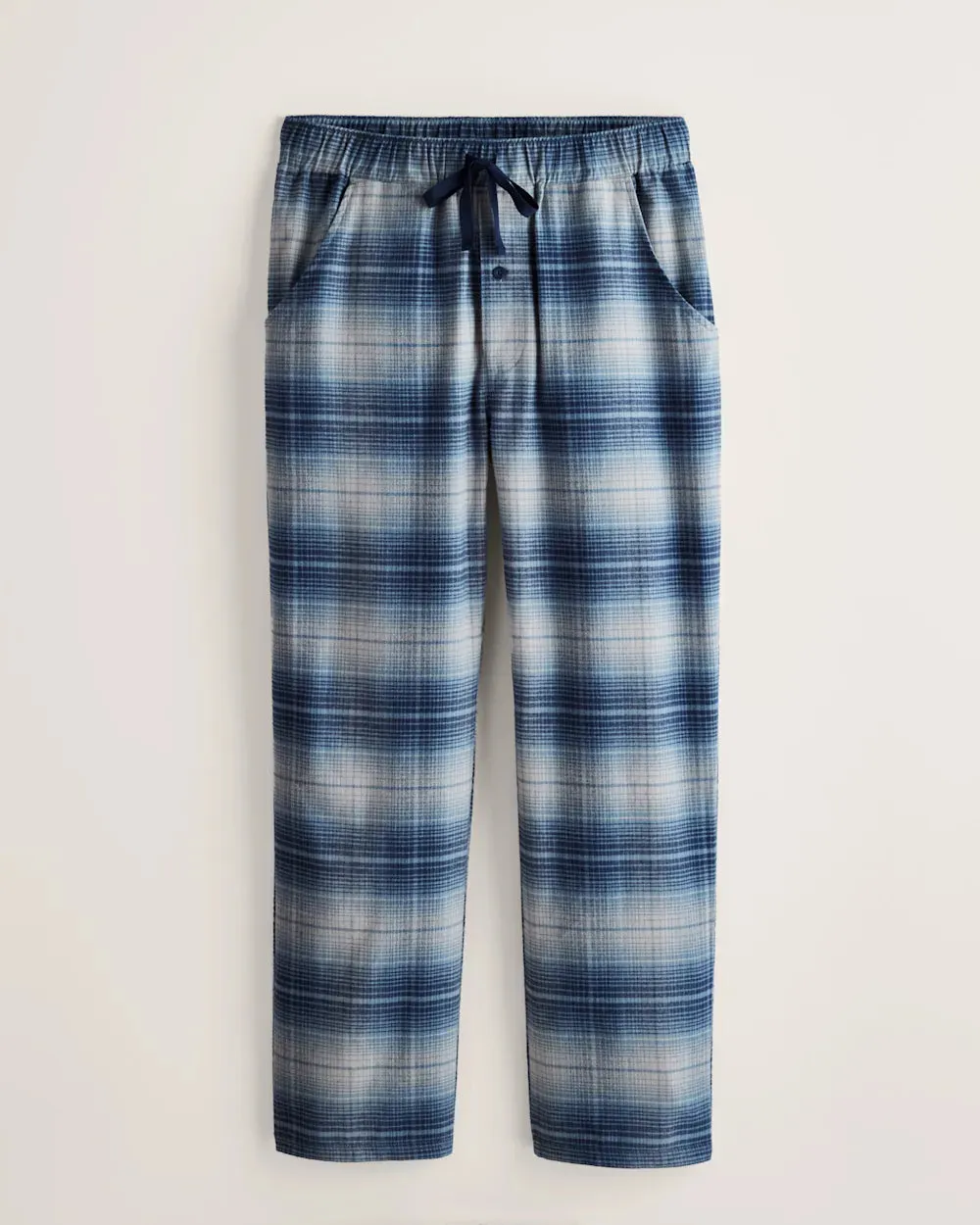 Pendleton MEN'S PLAID FLANNEL PAJAMA PANTS - BLUE/GREY PLAID