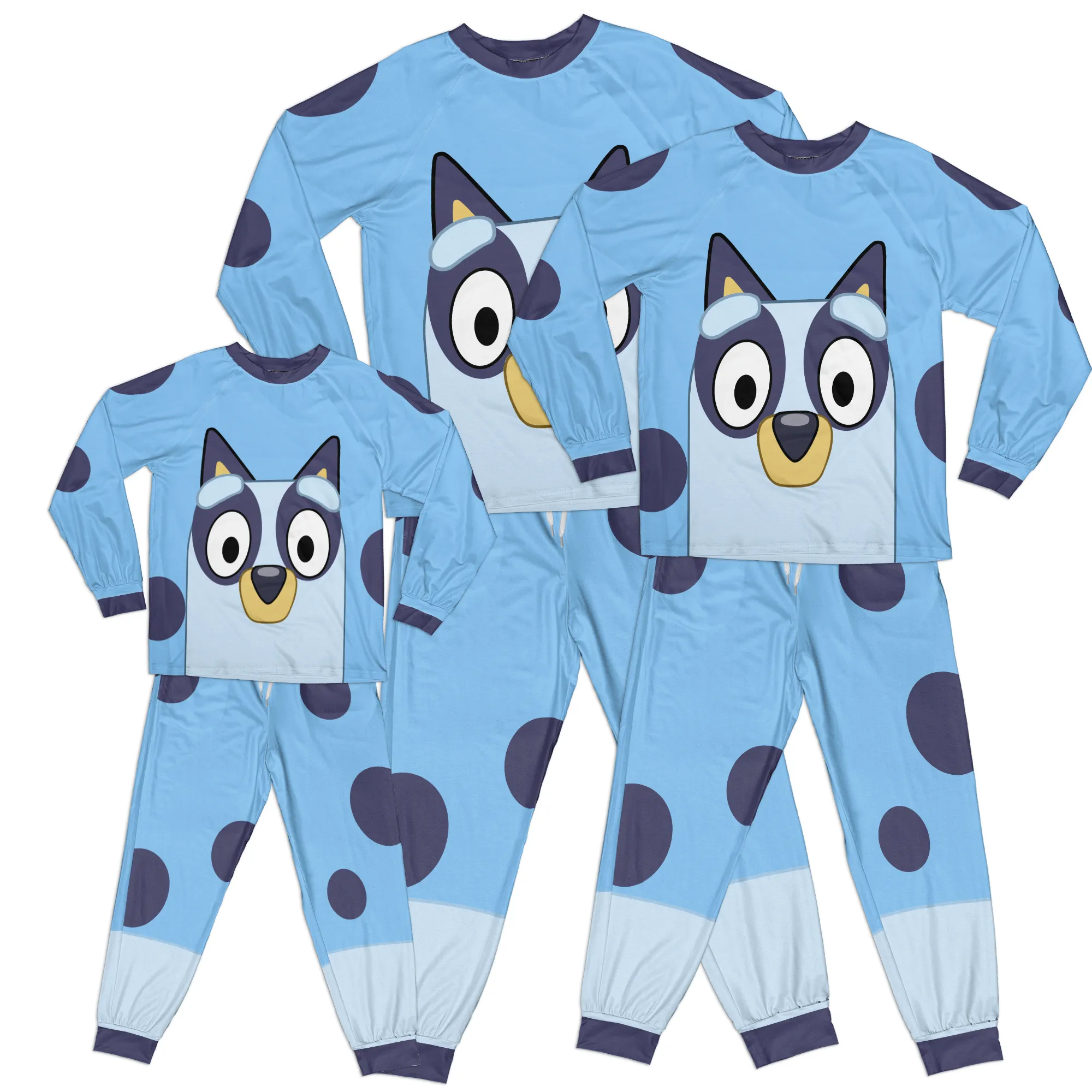 Personalized Family Pajama Sets | Matching Xmas Jammies for KIDS | Christmas Holiday family PJs | Custom Blue Heeler night suit