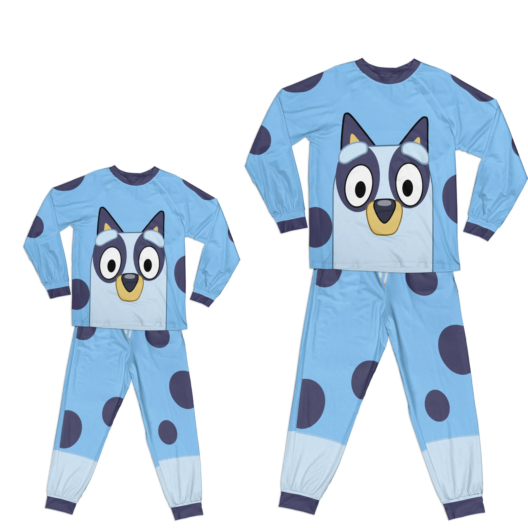 Personalized Family Pajama Sets | Matching Xmas Jammies for KIDS | Christmas Holiday family PJs | Custom Blue Heeler night suit