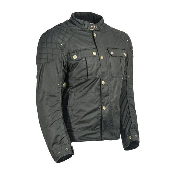 Richa - Scrambler 2 Waxed Cotton Jacket - Black