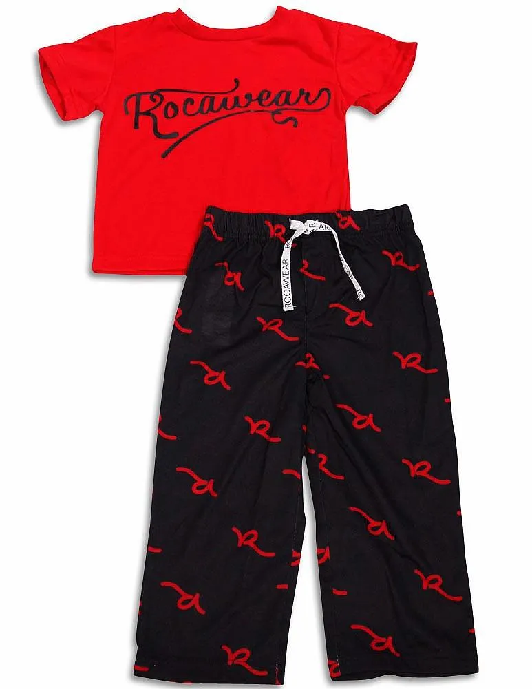 Rocawear - Little Boys Short Sleeve Pajamas