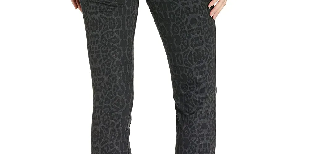 Sanctuary Women's Animal Print Pants Black Size X-Small