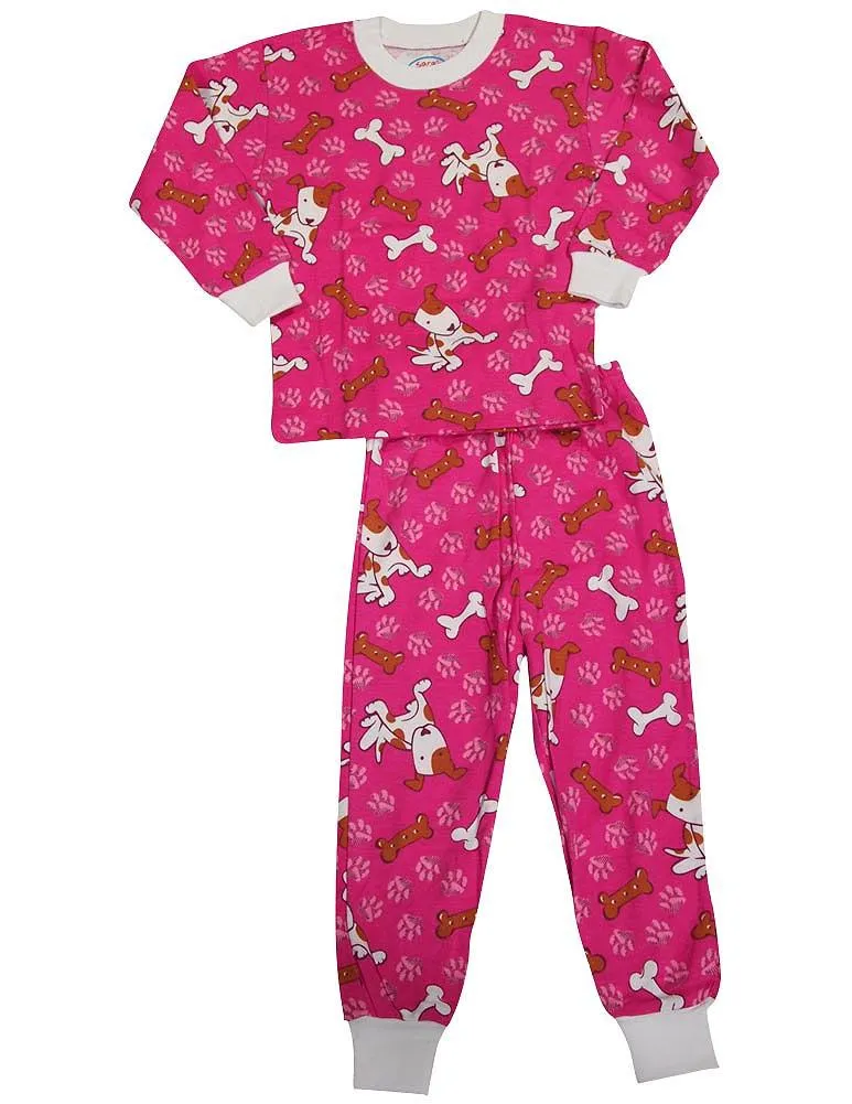 Sara's Prints Toddler & Girls Long Sleeve Two Piece Pajama Set - Flame Resistant, 35249