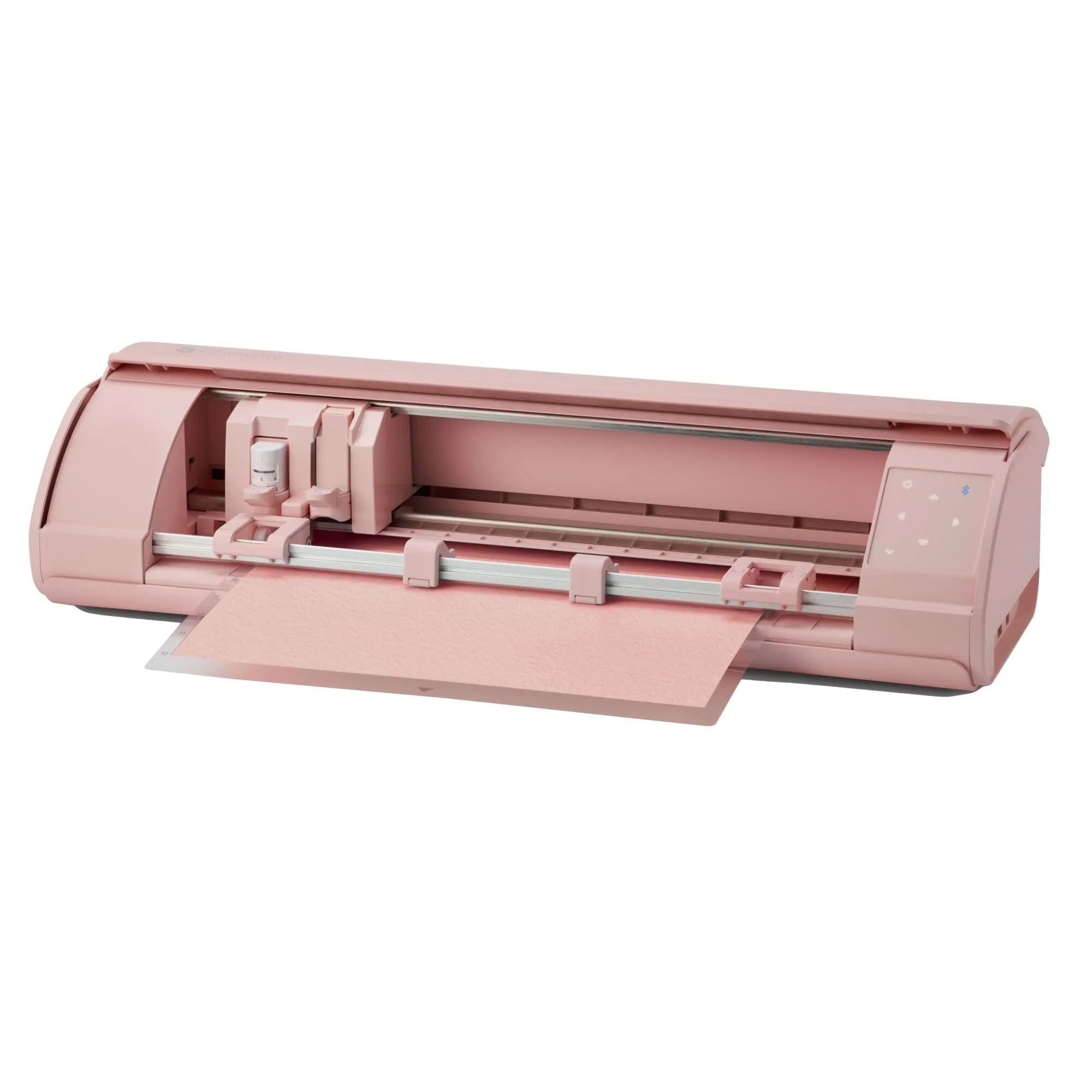 Silhouette Pink Cameo 5 w/ 15" x 15" Navy Heat Press & Siser HTV