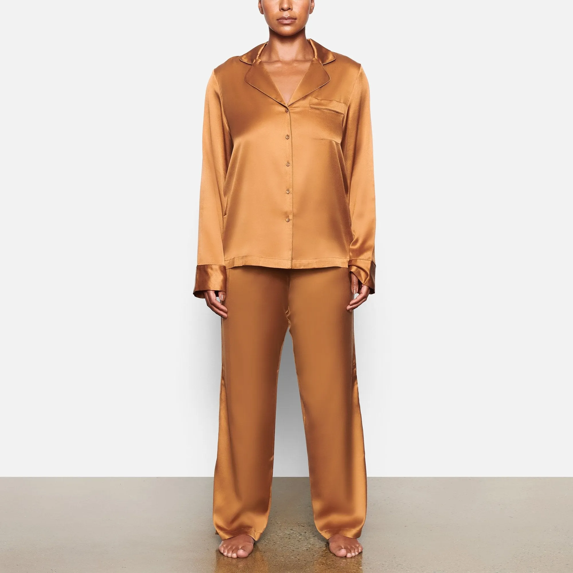 SILK SLEEP PANT | BRONZE