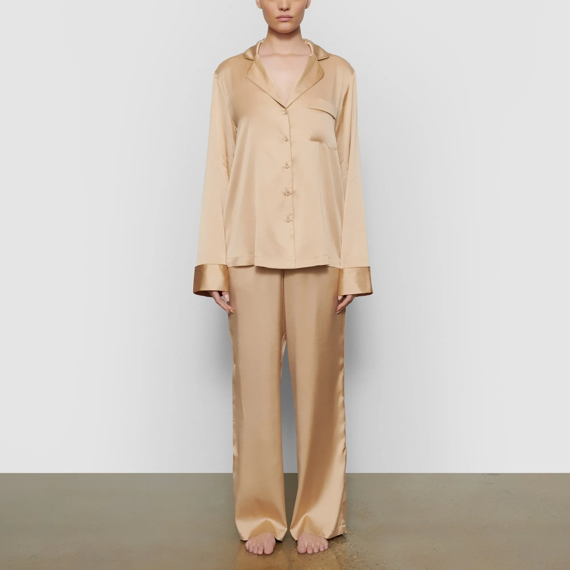 SILK SLEEP PANT | HONEY