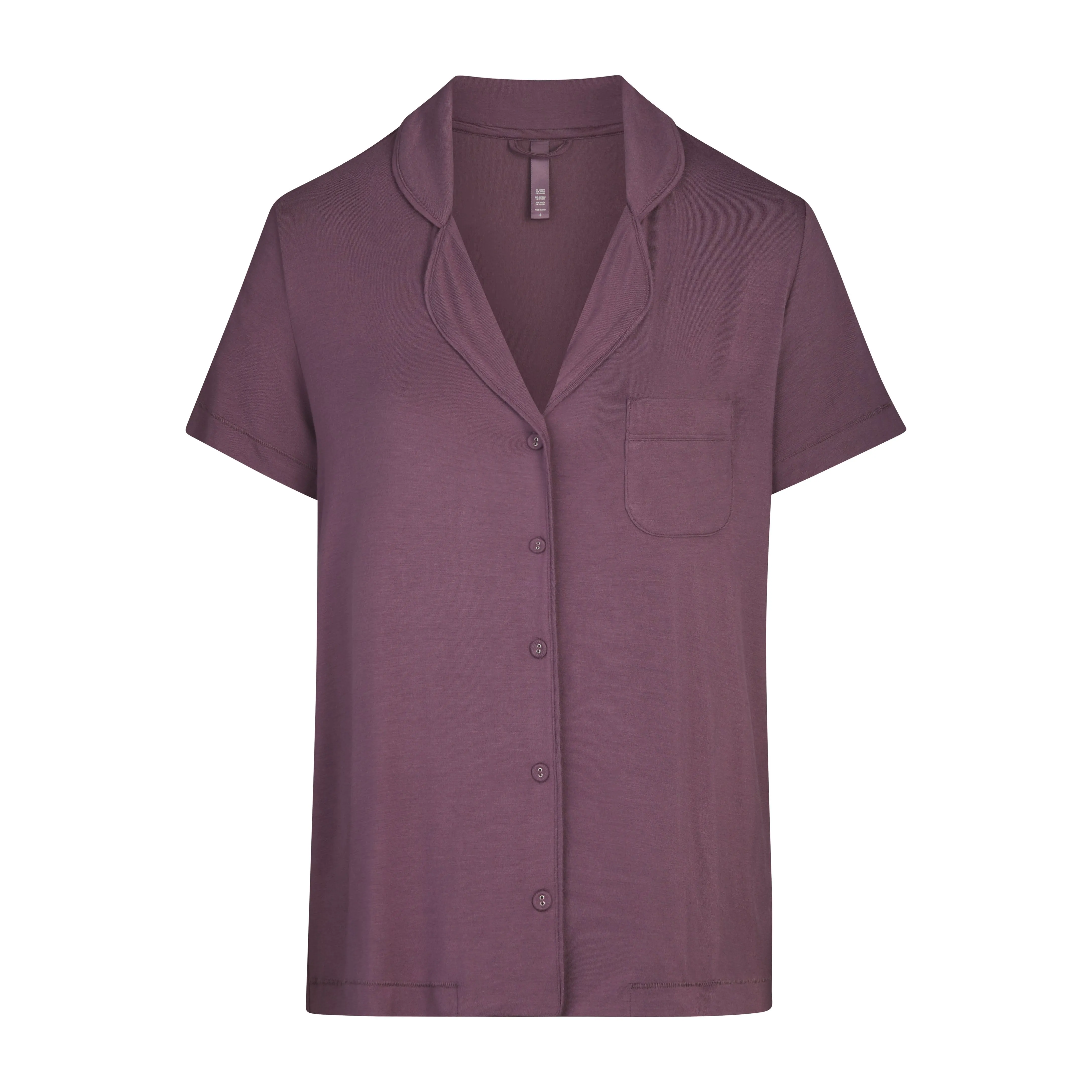 SLEEP SHORT SLEEVE SET | PLUM