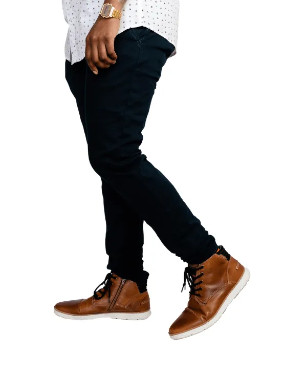 Slim Dark Navy Chino Pants