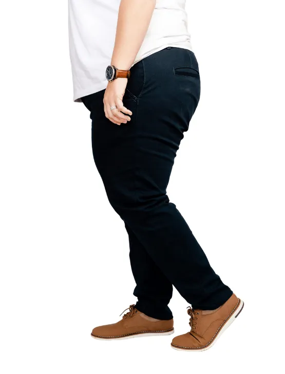 Slim Dark Navy Chino Pants