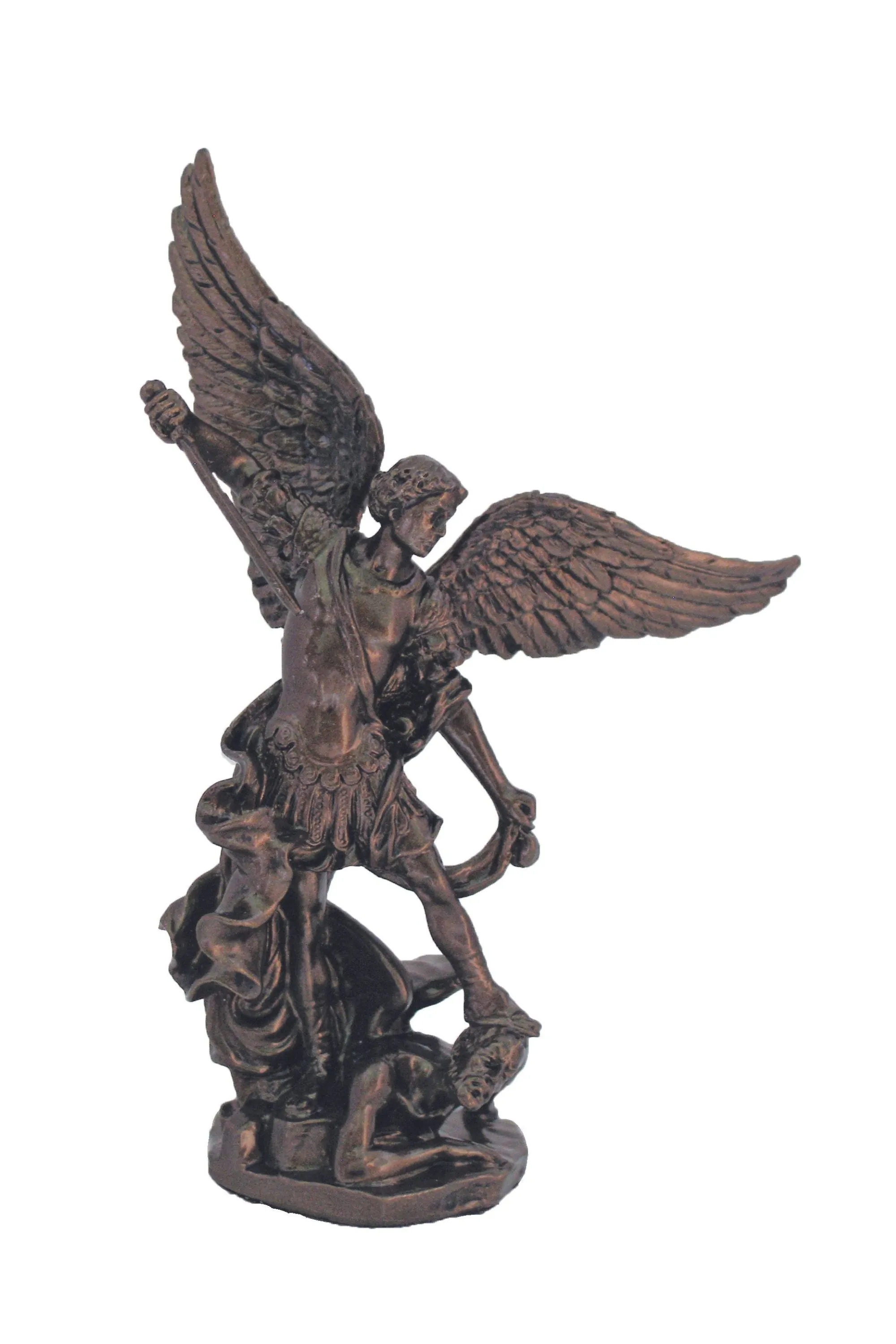 SR-75579 St. Michael in Cold Cast Bronze 4"