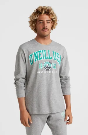 State Longsleeve T-Shirt | Silver Melee