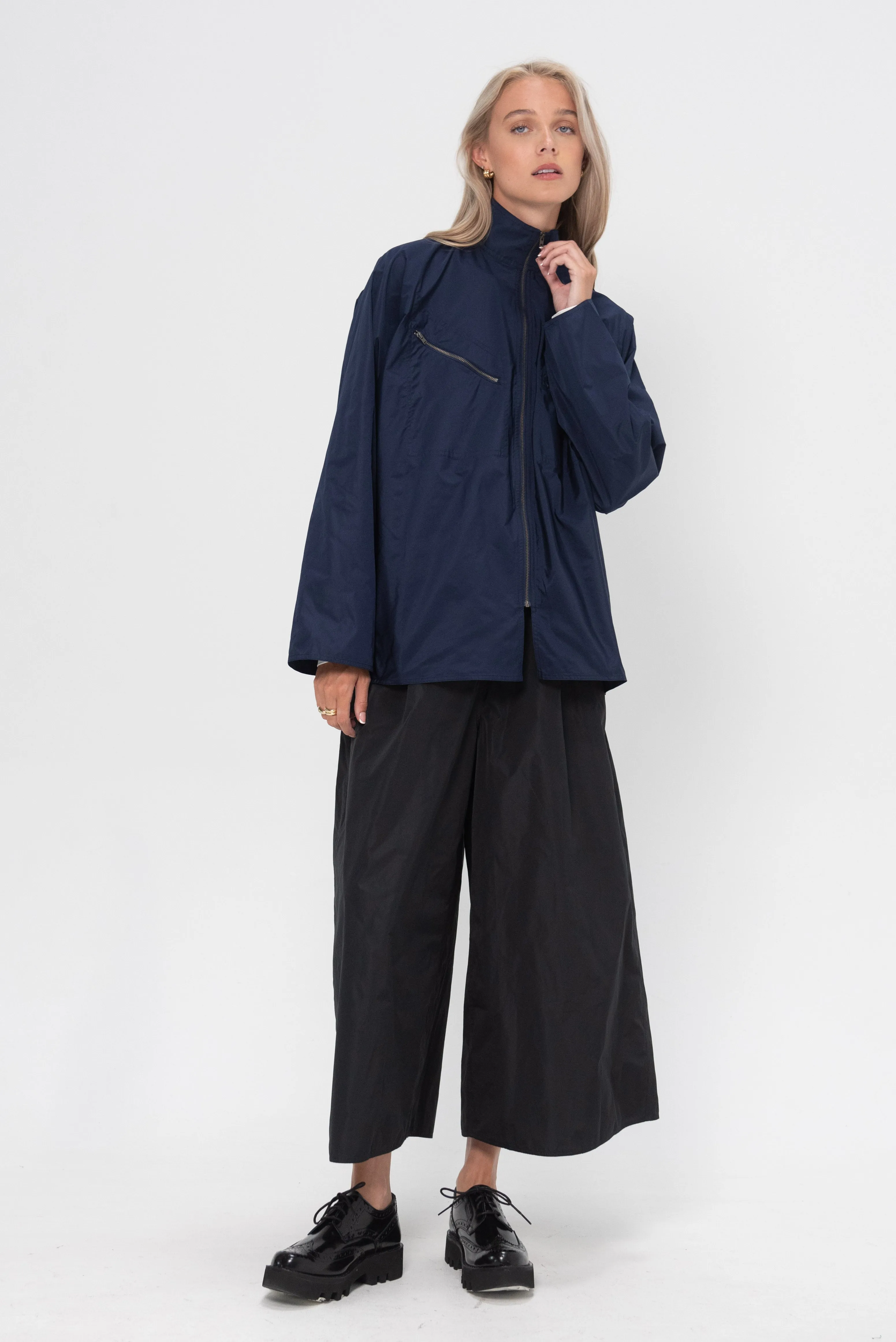 Taffeta Shirt Jacket, Touareg