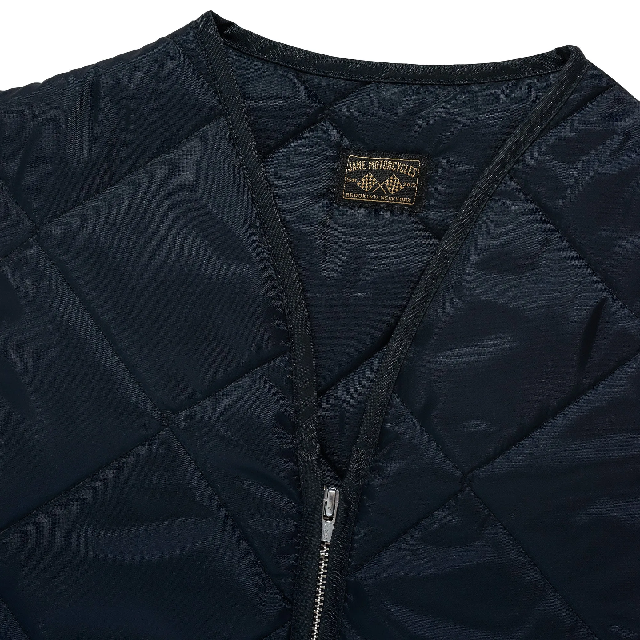 THE UNION QUILTED VEST - Navy