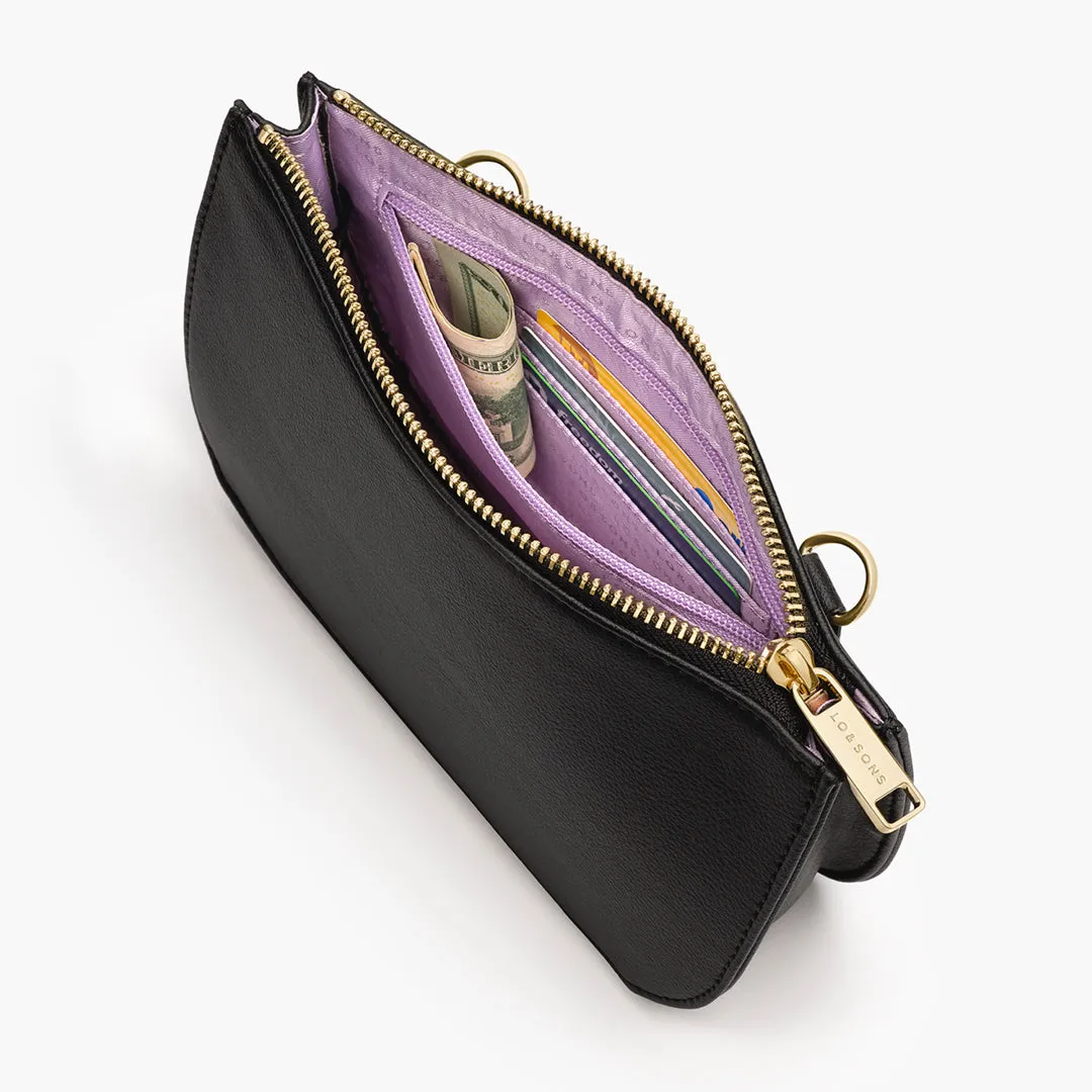 The Waverley 2 - Cactus Leather - Black / Gold / Lavender