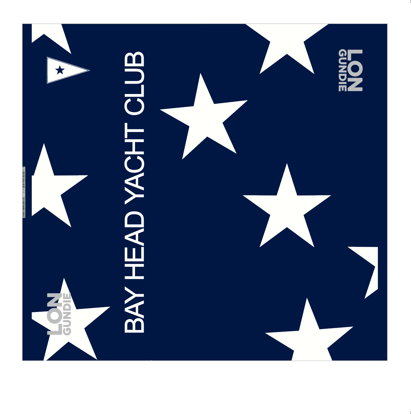 UNISEX NECK GAITER ACCESSORY NAVY | BAY HEAD YACHT CLUB