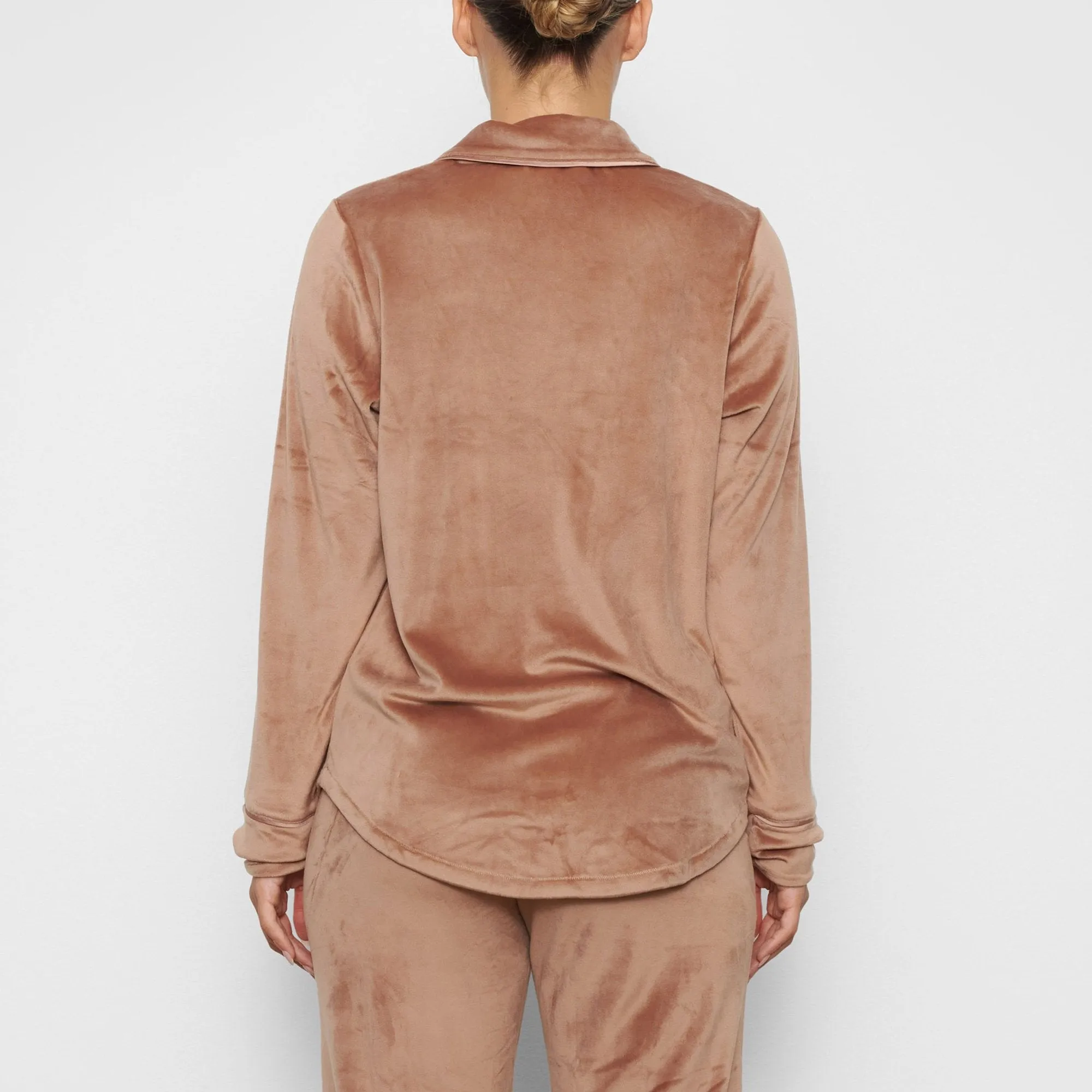 VELOUR SLEEP TOP | SIENNA