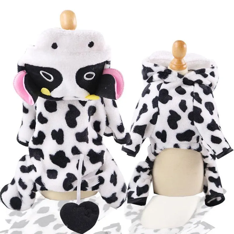 Warm Fleece Animal Pet Pajamas