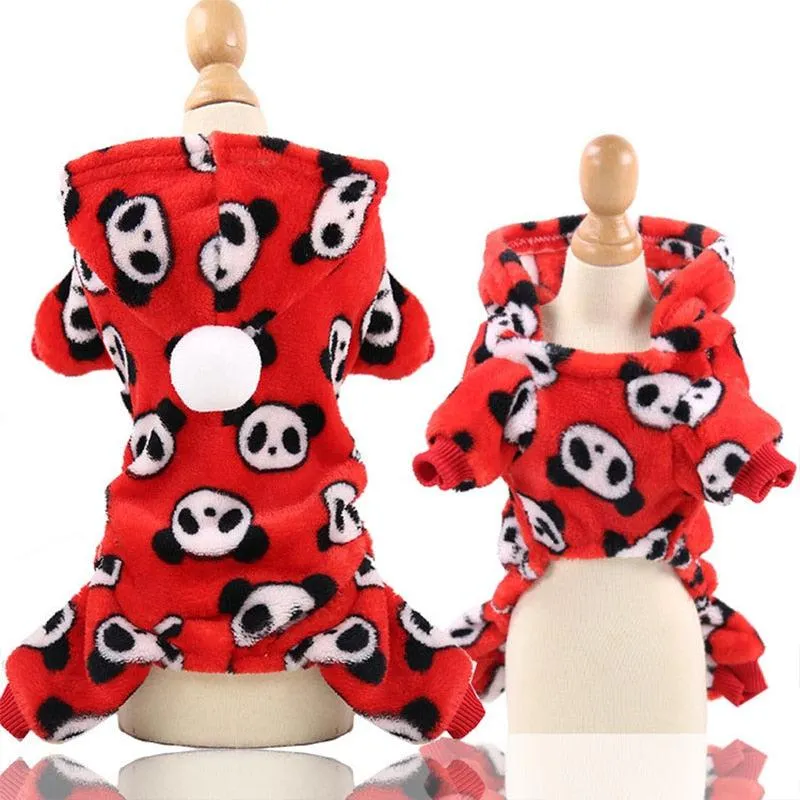 Warm Fleece Animal Pet Pajamas